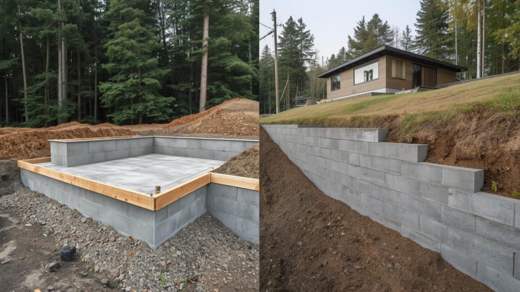 Stem Wall Vs Retaining Wall