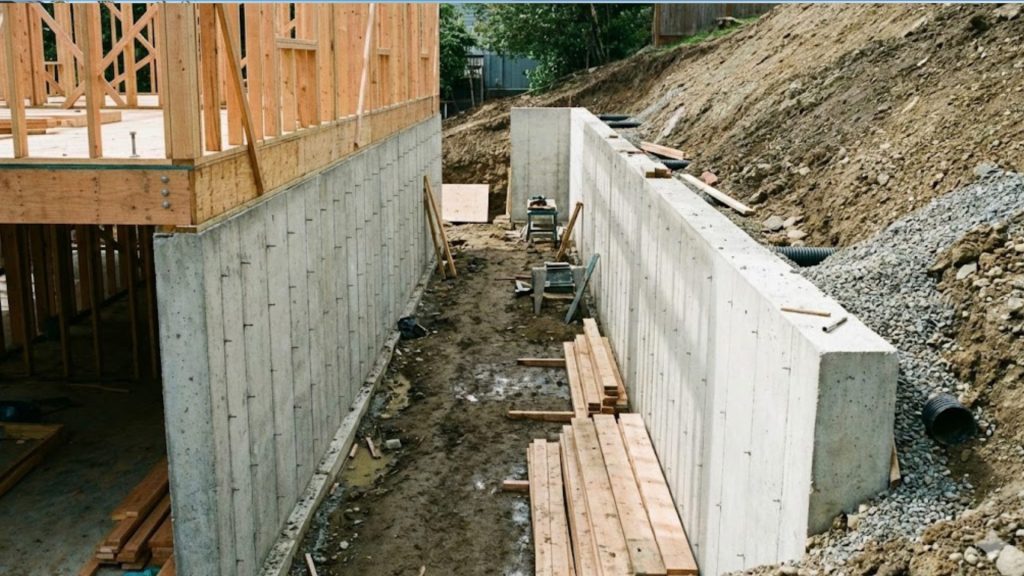 Stem Wall Vs Retaining Wall
