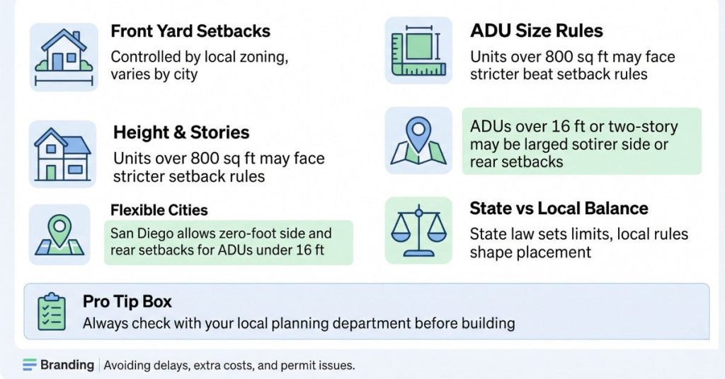 adu distance from property line