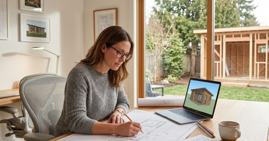 How close to the property line can build an ADU