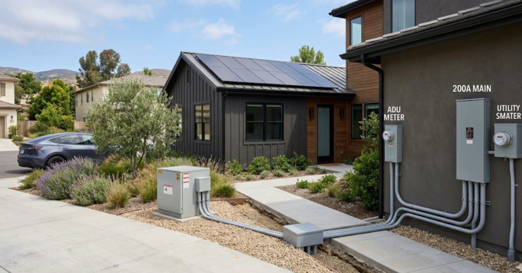 Separate Utility Meter in California