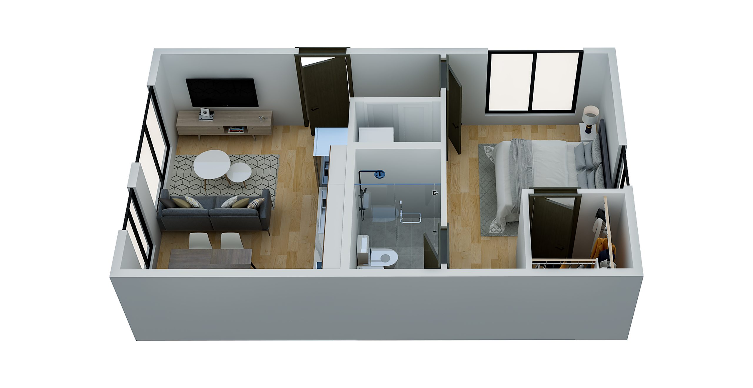 Nestadu - Render - The Link 1BR