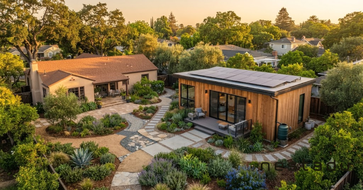 How can ADUs contribute to sustainable living