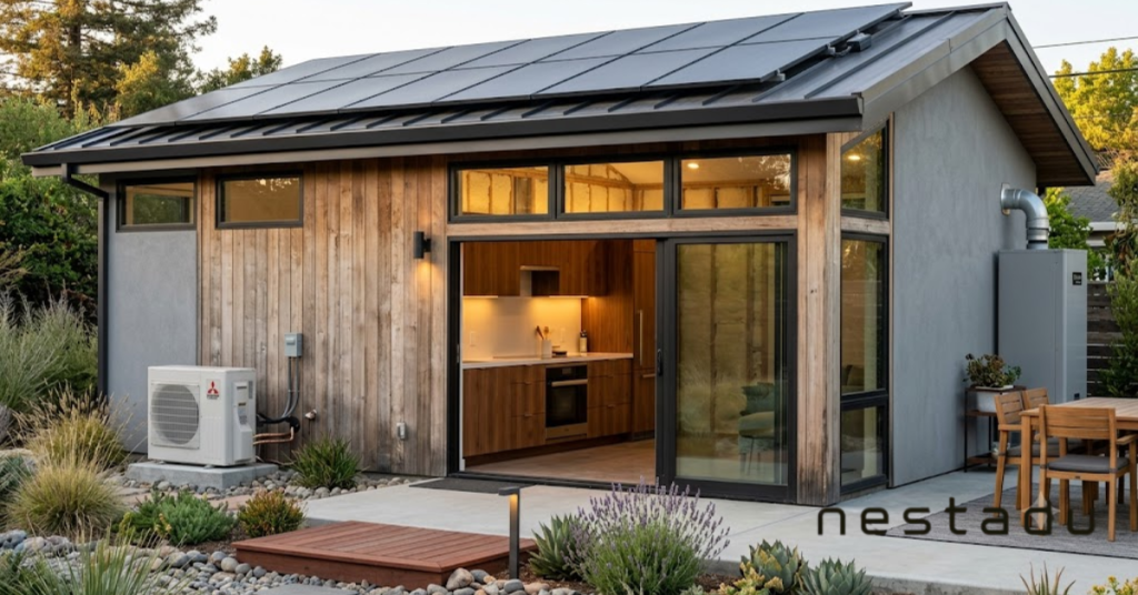 How can ADUs contribute to sustainable living? 2 ADUs contribute to sustainable living
